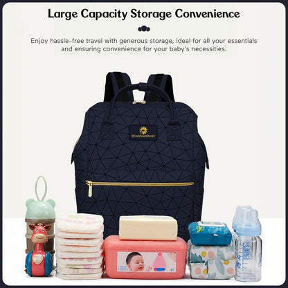 StarAndDaisy Diaper Bag/Backpacks for Mother- Maternity Bags for Baby with Multi Compartments, Stylish, Waterproof & Travel Friendly, Lightweight- (Blue)