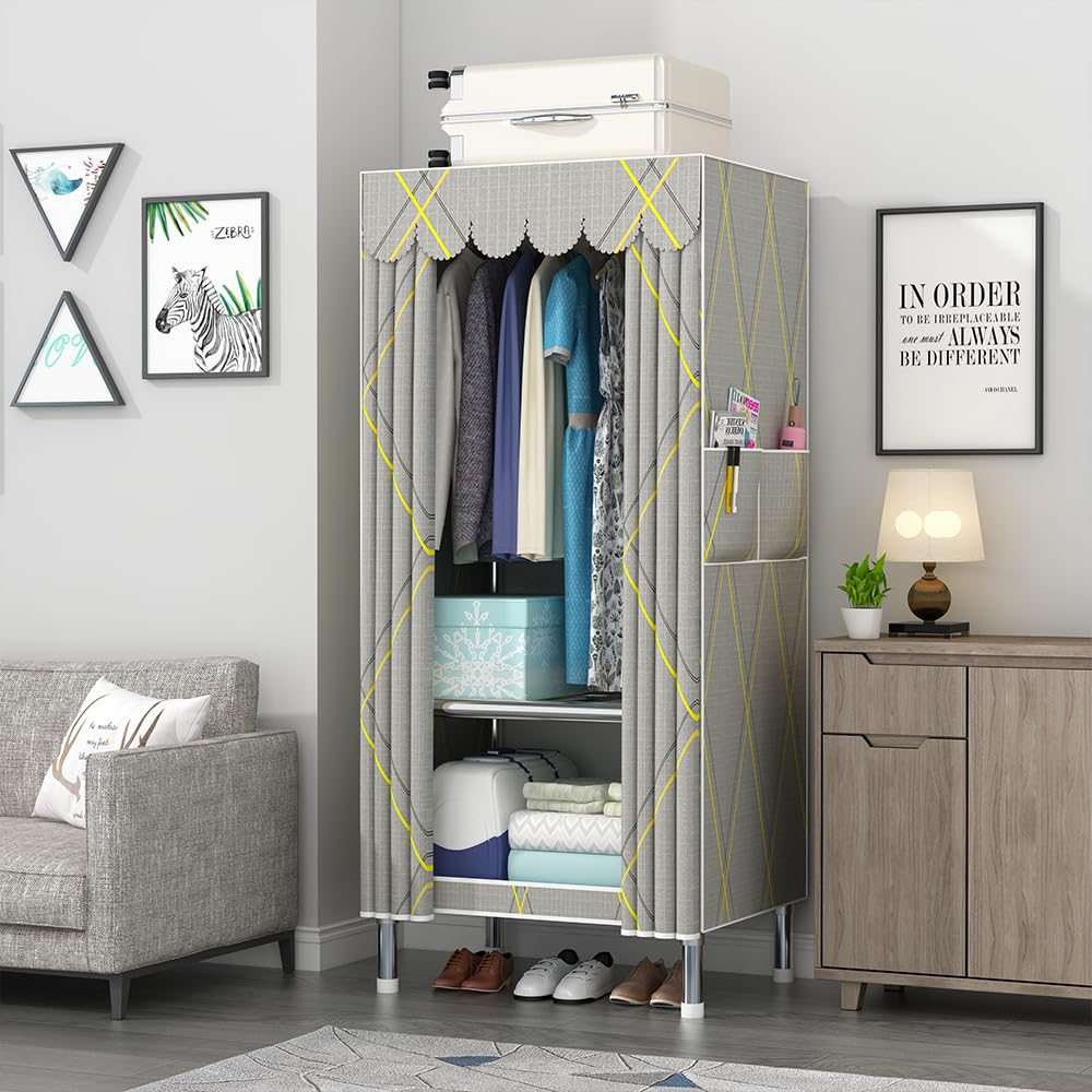 StarAndDaisy Collapsible Wardrobe for Clothes/Storage Organizer Wardrobe for Multipurpose, Cloth, Shoes, Books Organizer