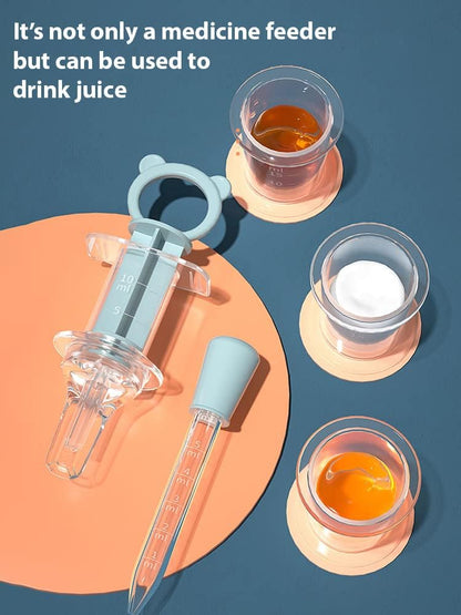 StarAndDaisy 3 in 1 US Pediatricians Tested Paci-Oral Liquid Feeder Dispenser| Pacifier Integrated Medical Dispenser with Cleaning Brush.