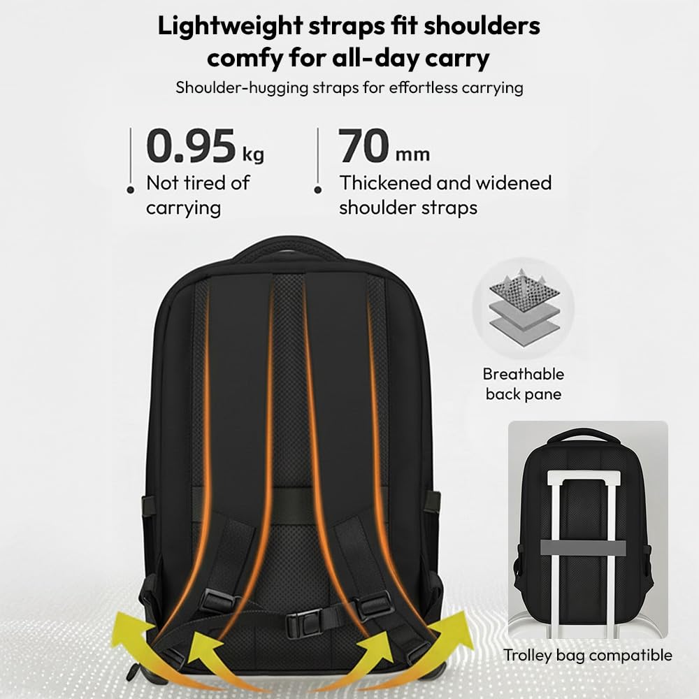 StarAndDaisy 3 in 1 Maternity Bag for Mothers–Spacious Multi-Compartment Diaper Bag for Mothers for Travel, Baby Bag for Mother Travel, Baby bag for Travelling with Insulated Bottle Pocket -Black