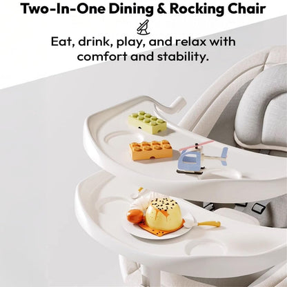 StarAndDaisy Swing Rocker for Baby with Automatic 5-Level Swing – Infant & Toddler Rocking Chair with 3-Level Adjustable Backrest, Baby Rocker with Remote Control -White