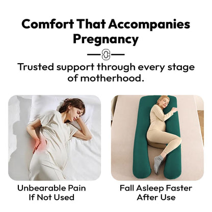 StarAndDaisy Pregnancy Pillow for Women/U Shape Body Pillow with 360° Full Body Support, Ergonomic & Comfortable Maternity Pillow for Pregnancy Sleeping