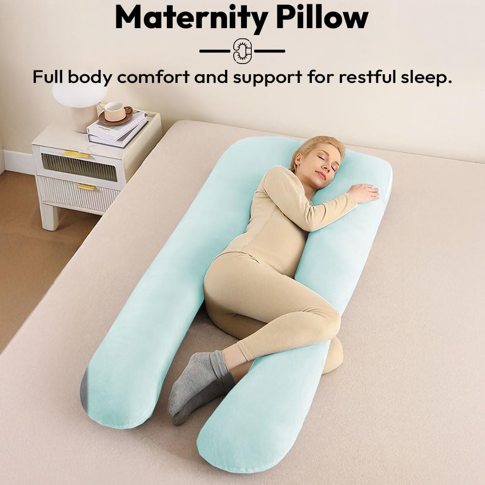 StarAndDaisy Pregnancy Pillow for Women/U Shape Body Pillow with 360° Full Body Support, Ergonomic & Comfortable Maternity Pillow for Pregnancy Sleeping