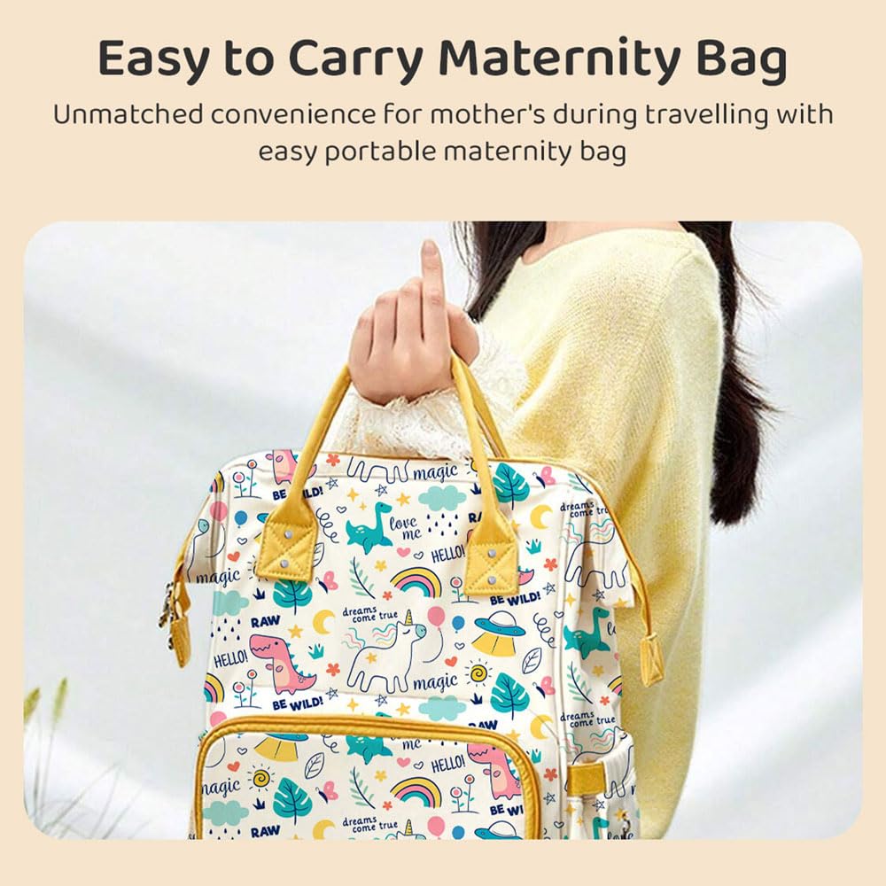 StarAndDaisy Diaper Bag/Diaper Bag for Mothers for Travel, 28L Waterproof Baby Bag for Mother Travel with 15 Multipurpose Pockets