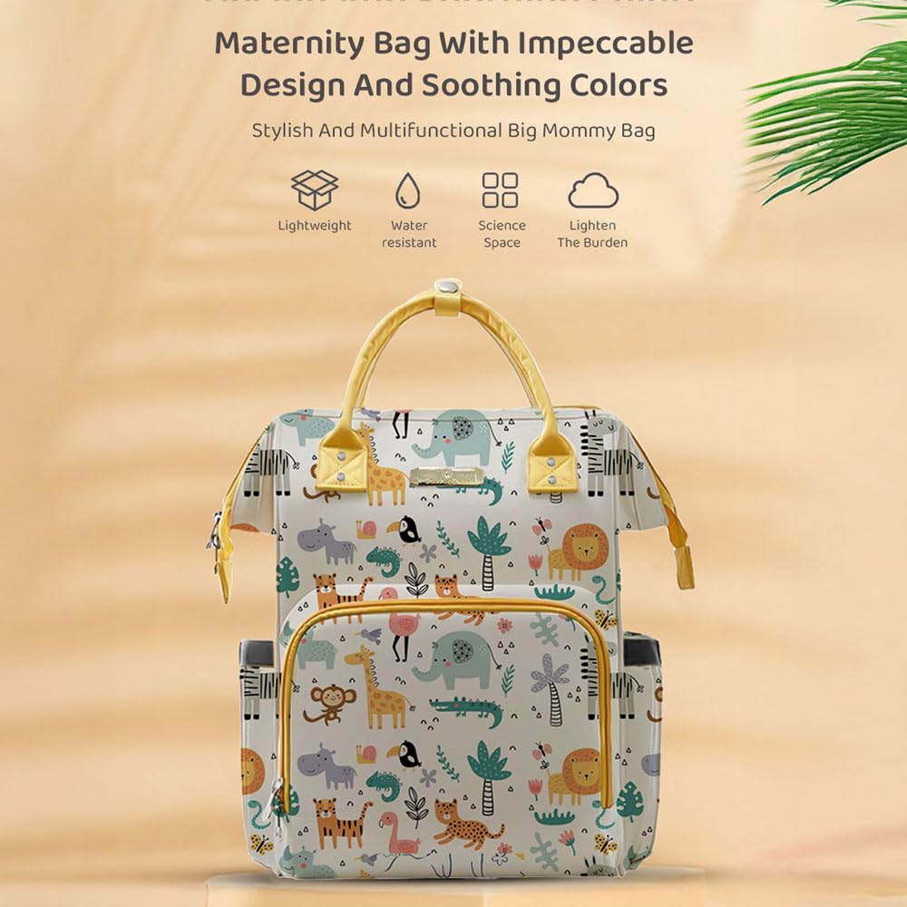 StarAndDaisy Diaper Bag/Diaper Bag for Mothers for Travel, 28L Waterproof Baby Bag for Mother Travel with 15 Multipurpose Pockets
