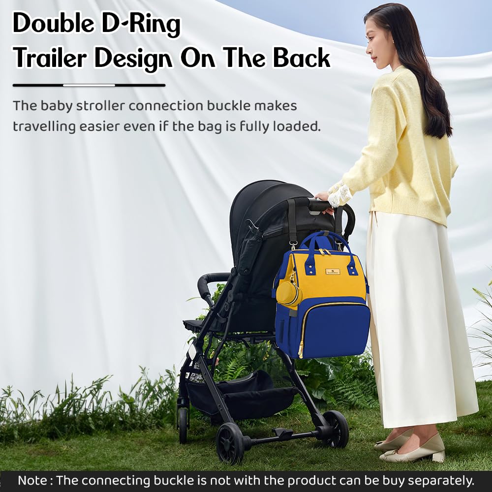 StarAndDaisy Baby Bag for Mothers Travel/Maternity Bag with 16 Multi-Purpose Pockets with Quick Access Diaper & Mobile Pocket/Diaper Bag for Baby