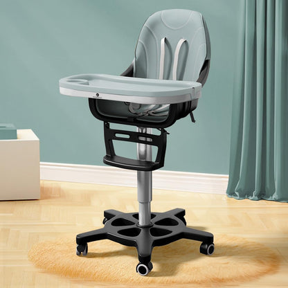 StarAndDaisy Little Nest Baby High Chair/Study Chair/Multifunctions Baby Chair for 6 Months to 6 Years Girls & Boys, Height Adjustable, Detachable Tray & One-Hand Adjustable - Blue