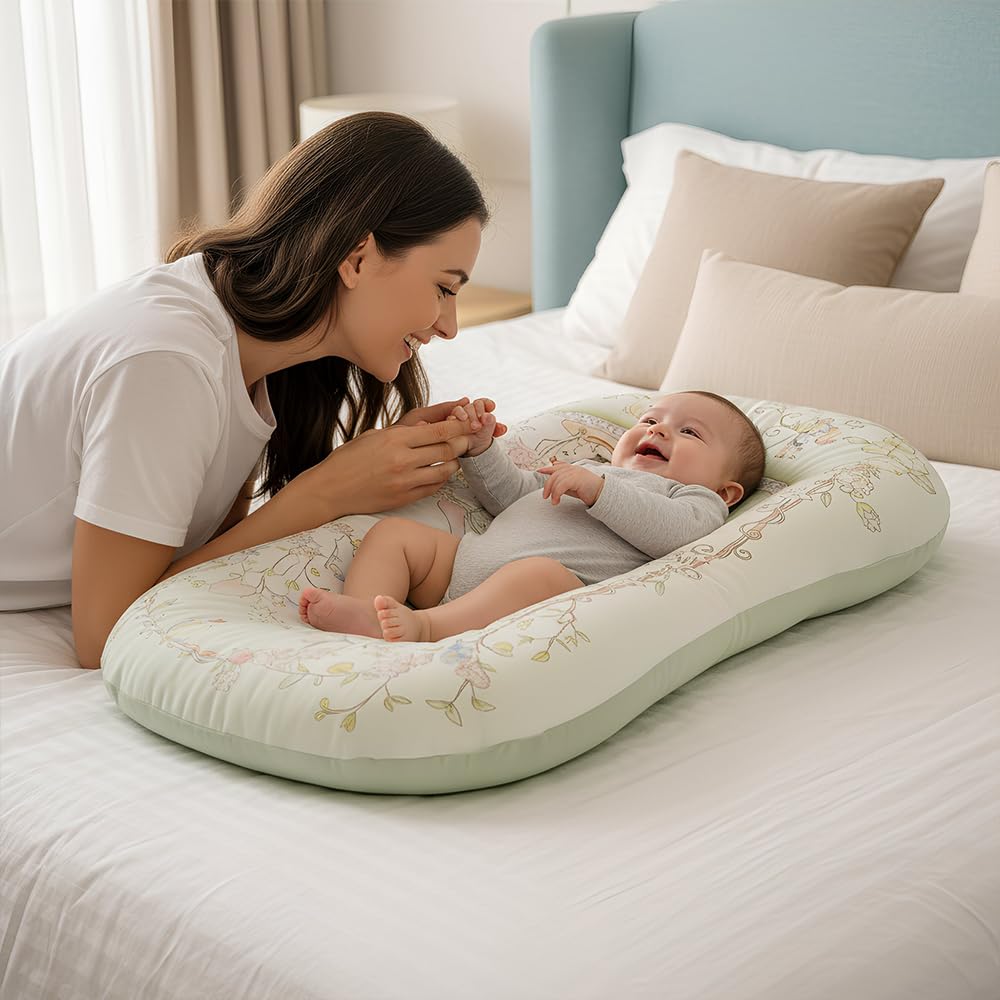 StarAndDaisy Baby Feeding Pillow for Breastfeeding/new Born Baby Breast Feeding Pillow for Mothers | Soft & Breathable Baby Feeding Support Pillow for Breastfeeding -Grey