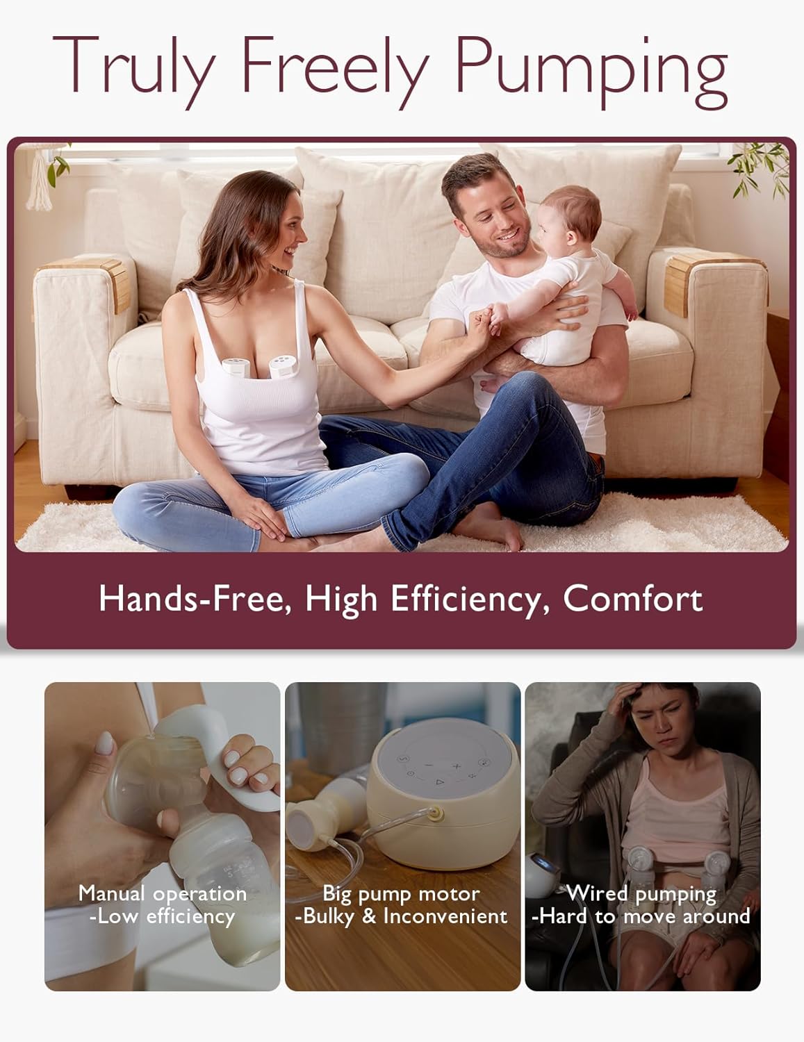 Momcozy Breast Pump S12 Pro Single White