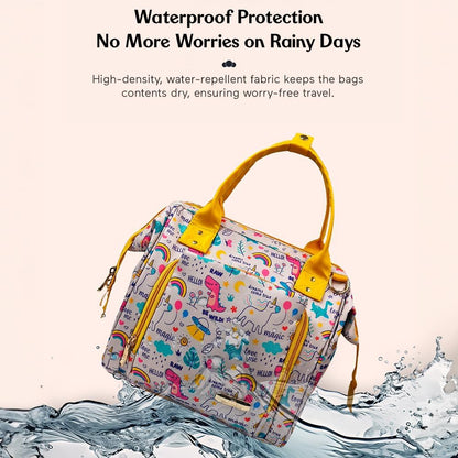 StarAndDaisy Baby Bag for Mother Travel/Diaper Bag for New Born Baby with Light Weight and Potable Design/Diaper Bags for Mom with Multi Compartments, Waterproof Bag with Ultra Soft Fabric.