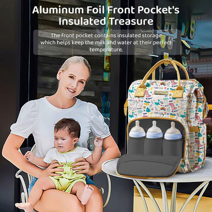 StarAndDaisy Diaper Bag/Diaper Bag for Mothers for Travel, 28L Waterproof Baby Bag for Mother Travel with 15 Multipurpose Pockets