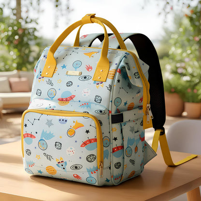 StarAndDaisy Diaper Bag for Mothers for Travel/Diaper Bag, 28L Waterproof Baby Bag for Mother Travel with 15 Multipurpose Pockets