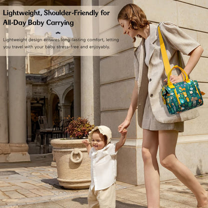 StarAndDaisy Diaper Bag/Diaper Bags for Mom with Light Weight and Potable Design/Multi Compartments, Waterproof Baby Bag with Ultra soft fabric.