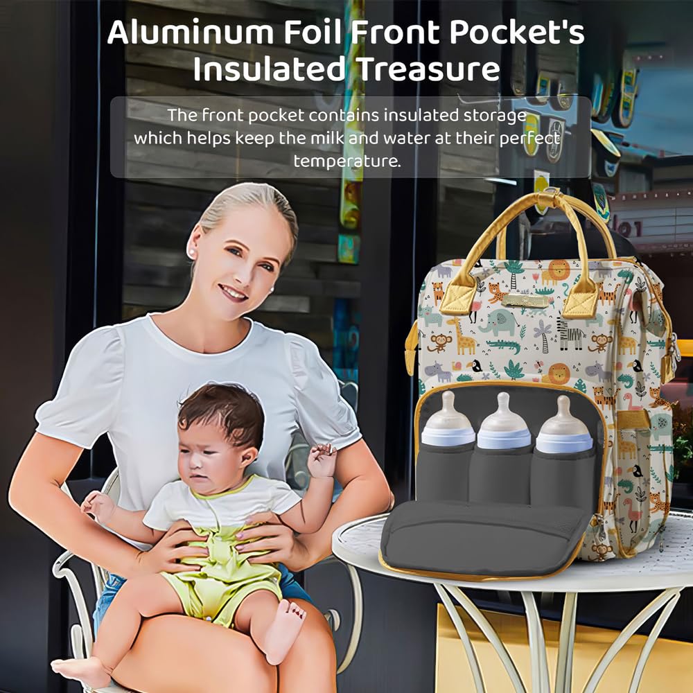StarAndDaisy Diaper Bag/Diaper Bag for Mothers for Travel, 28L Waterproof Baby Bag for Mother Travel with 15 Multipurpose Pockets