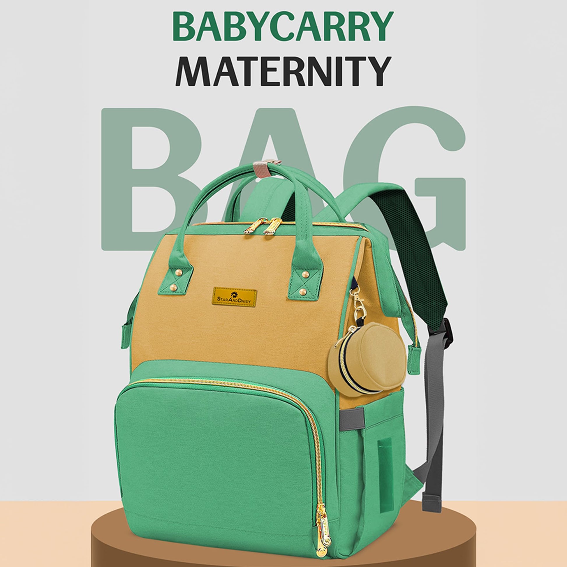 StarAndDaisy Baby Bag for Mothers Travel/Maternity Bag with 16 Multi-Purpose Pockets with Quick Access Diaper & Mobile Pocket/Diaper Bag for Baby
