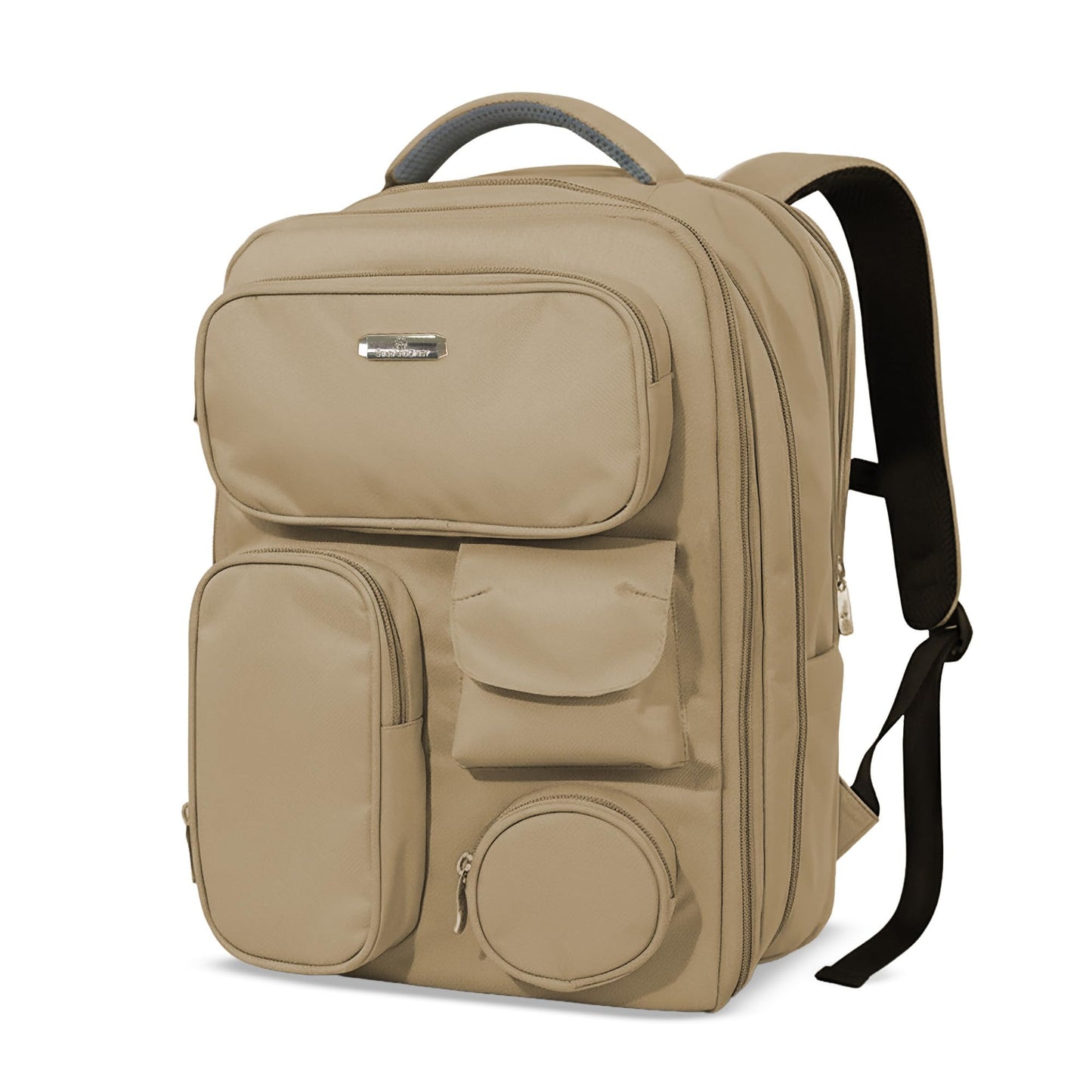 StarAndDaisy 3 in 1 Maternity Bag for Mothers–Spacious Multi-Compartment Diaper Bag for Mothers for Travel, Baby Bag for Mother Travel, Baby bag for Travelling with Insulated Bottle Pocket -Beige
