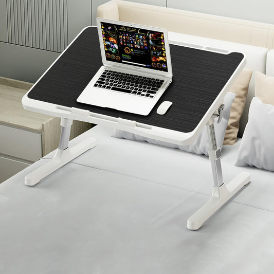 StarAndDaisy Kids Functional Laptop/Bed Table 3-12 Years Boys & Girls/Kids Study Table with Height Adjustable, Bookholder. (N7-Black Study Table)