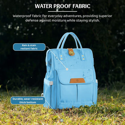 StarAndDaisy Diaper Bag/Backpacks for Mother- Maternity Bags for Baby with Multi Compartments & 2 Insulated Bottle Pocket, Stylish, Waterproof & Travel Friendly, Lightweight (Blue)