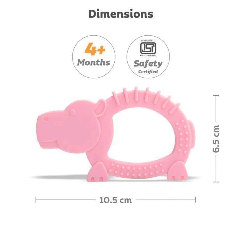 R for Rabbit Tiny Bites Safari - Cute Baby Silicone Teether Pack Of 3