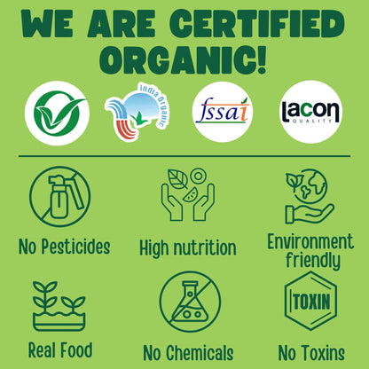 TummyFriendly Foods Certified Organic Health Mix for Kids. No Pesticides. 4 Packs, 100g Each.
