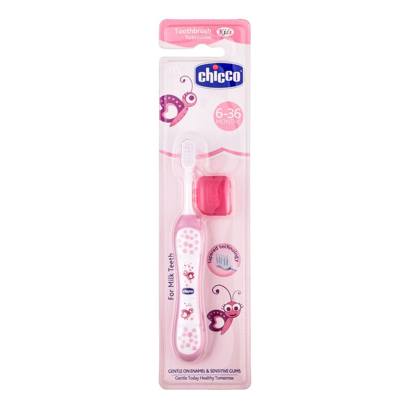 Chicco Toothbrush 6M-36M, Pink