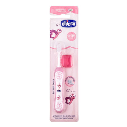 Chicco Toothbrush 6M-36M, Pink