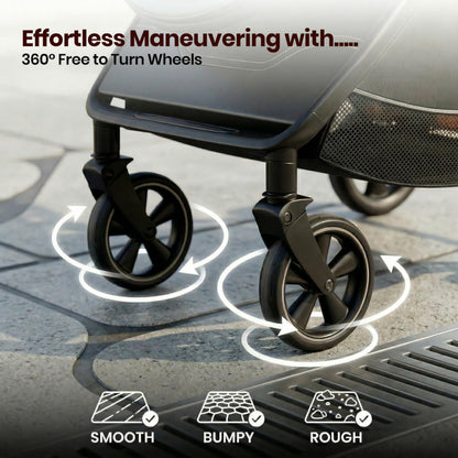 StarAndDaisy Foldable Baby Stroller for 0-3 Years Infant & Toddler Multi-Purpose, Multi-Adjustment Stroller pram Travel Friendly, Broad seat & Bed Buggy for Boys & Girls -Graffiti