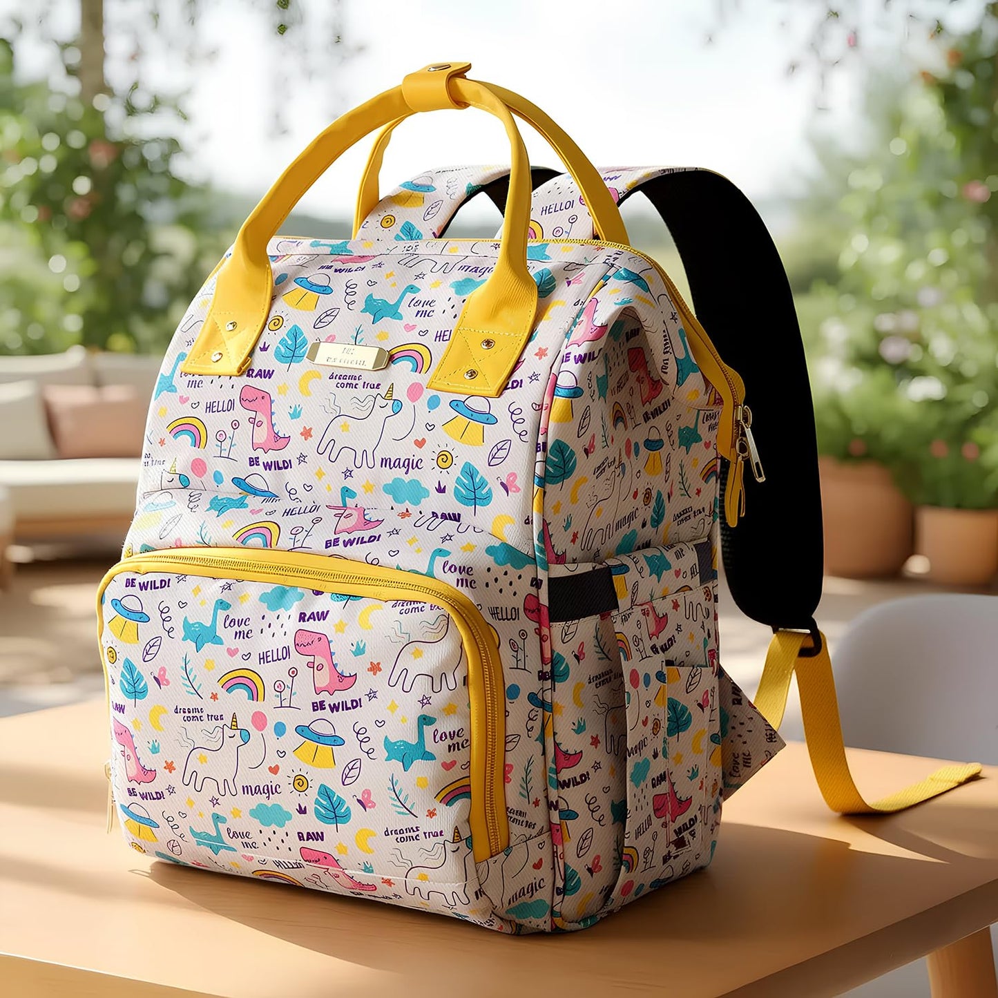 StarAndDaisy Diaper Bag/Diaper Bag for Mothers for Travel, 28L Waterproof Baby Bag for Mother Travel with 15 Multipurpose Pockets