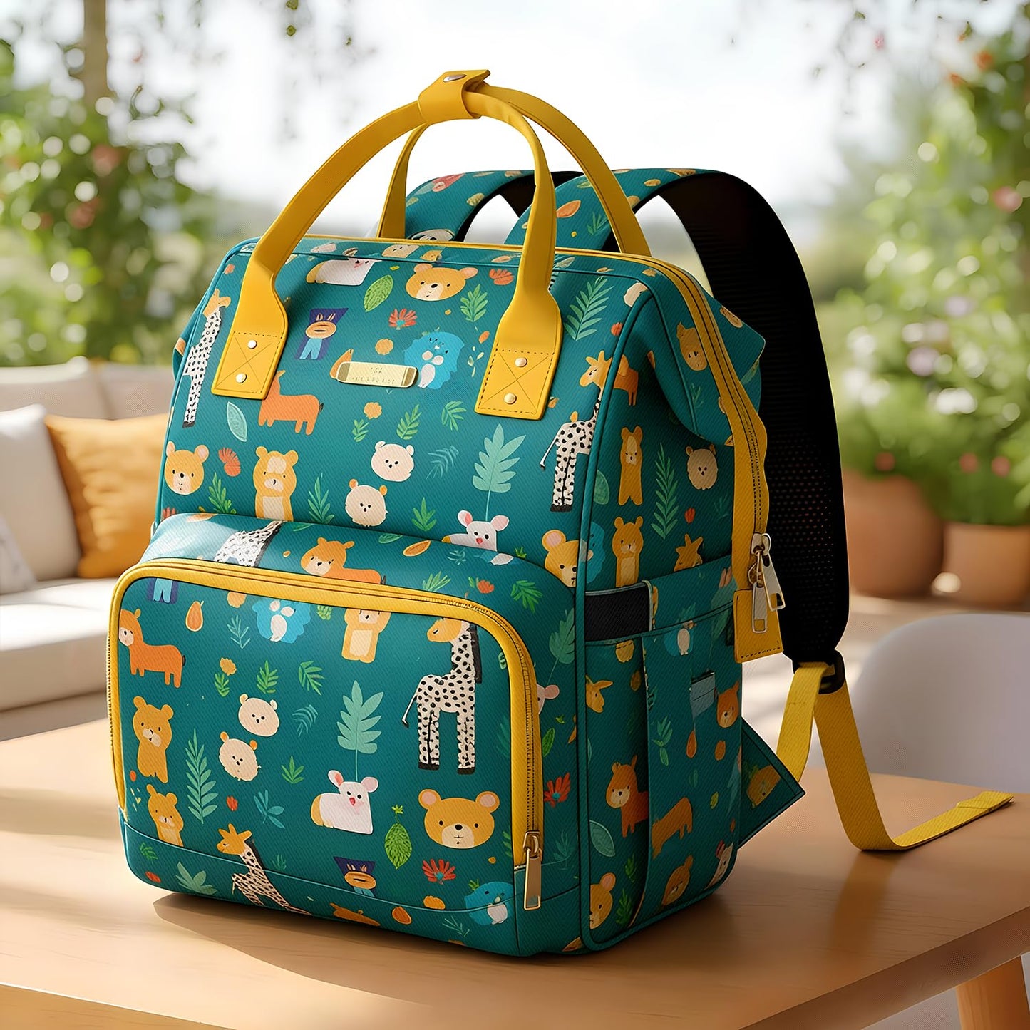 StarAndDaisy Baby Bag Mothers for Travel/Diaper Bag, 28L Waterproof Diaper Bag for Mother for Travel with 15 Multipurpose Pockets