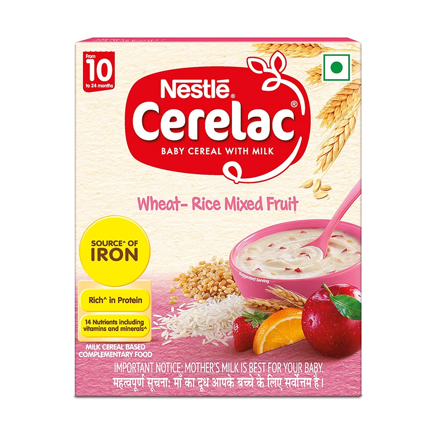 Nestle Cerelac Mixed fruits Cereal, 10 -24 mths, 300 gm