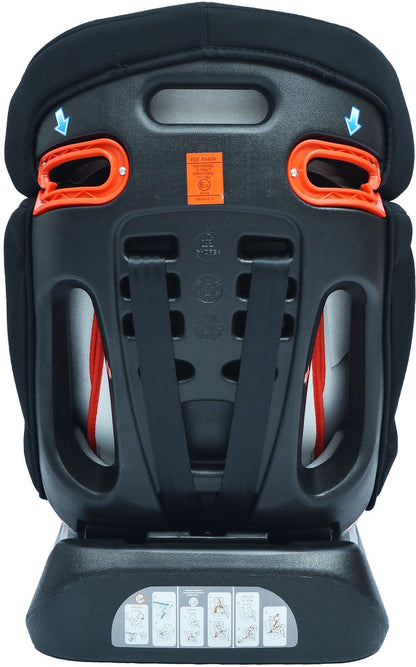 R for Rabbit Jack N Jill Grand Baby Car Seat For 0 To 7 Years Black Multi