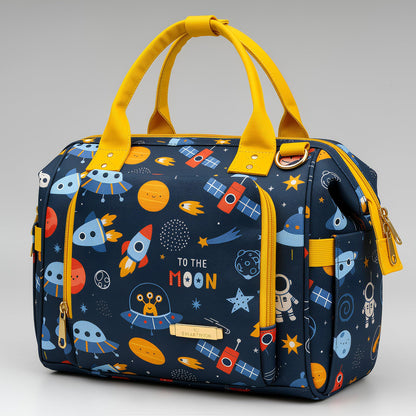 StarAndDaisy Diaper Bag/Diaper Bags for Mom with Light Weight and Potable Design/Multi Compartments, Waterproof Baby Bag with Ultra Soft Fabric.