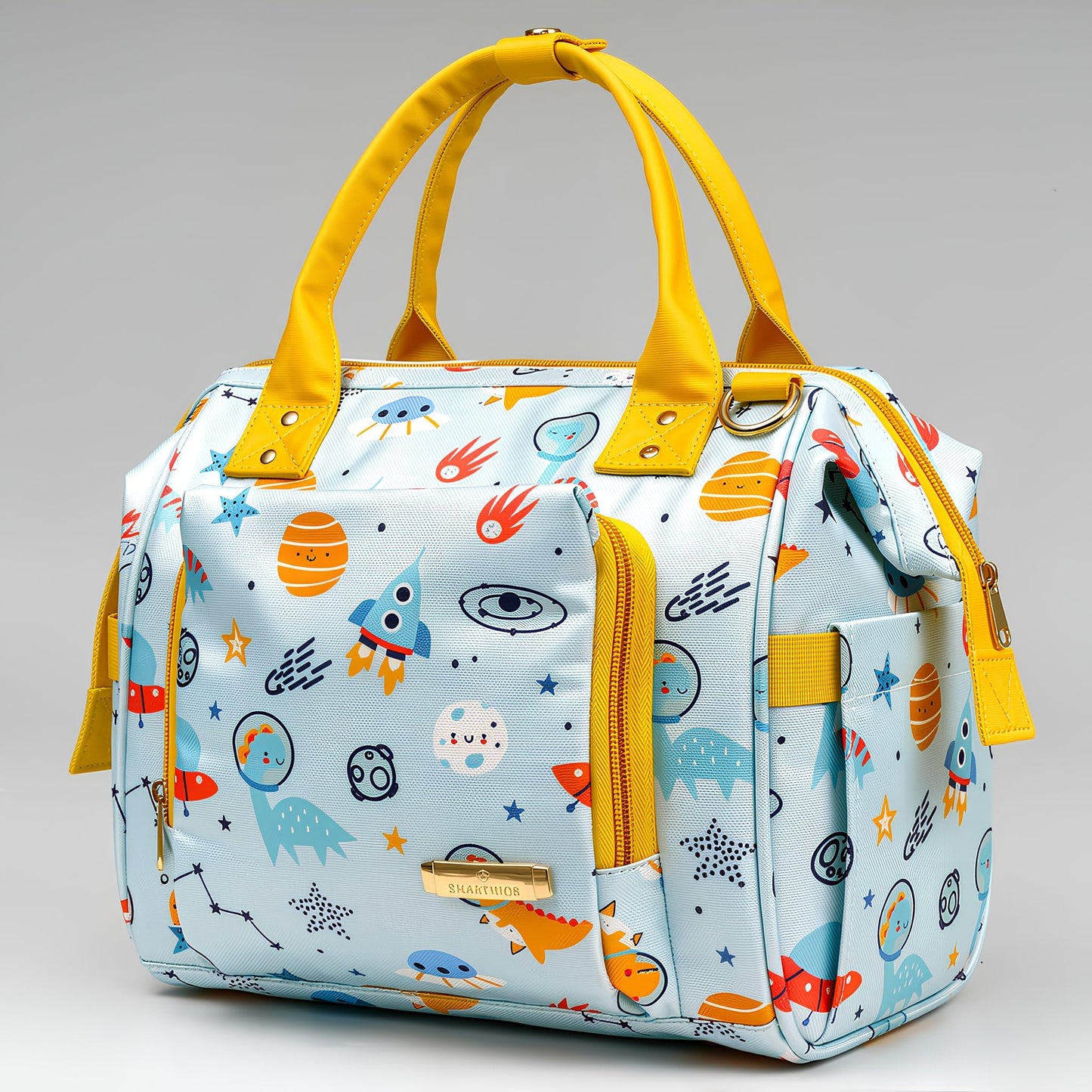 StarAndDaisy Diaper Bag/Diaper Bags for Mom with Light Weight and Potable Design/Multi Compartments, Waterproof Baby Bag with Ultra Soft Fabric.