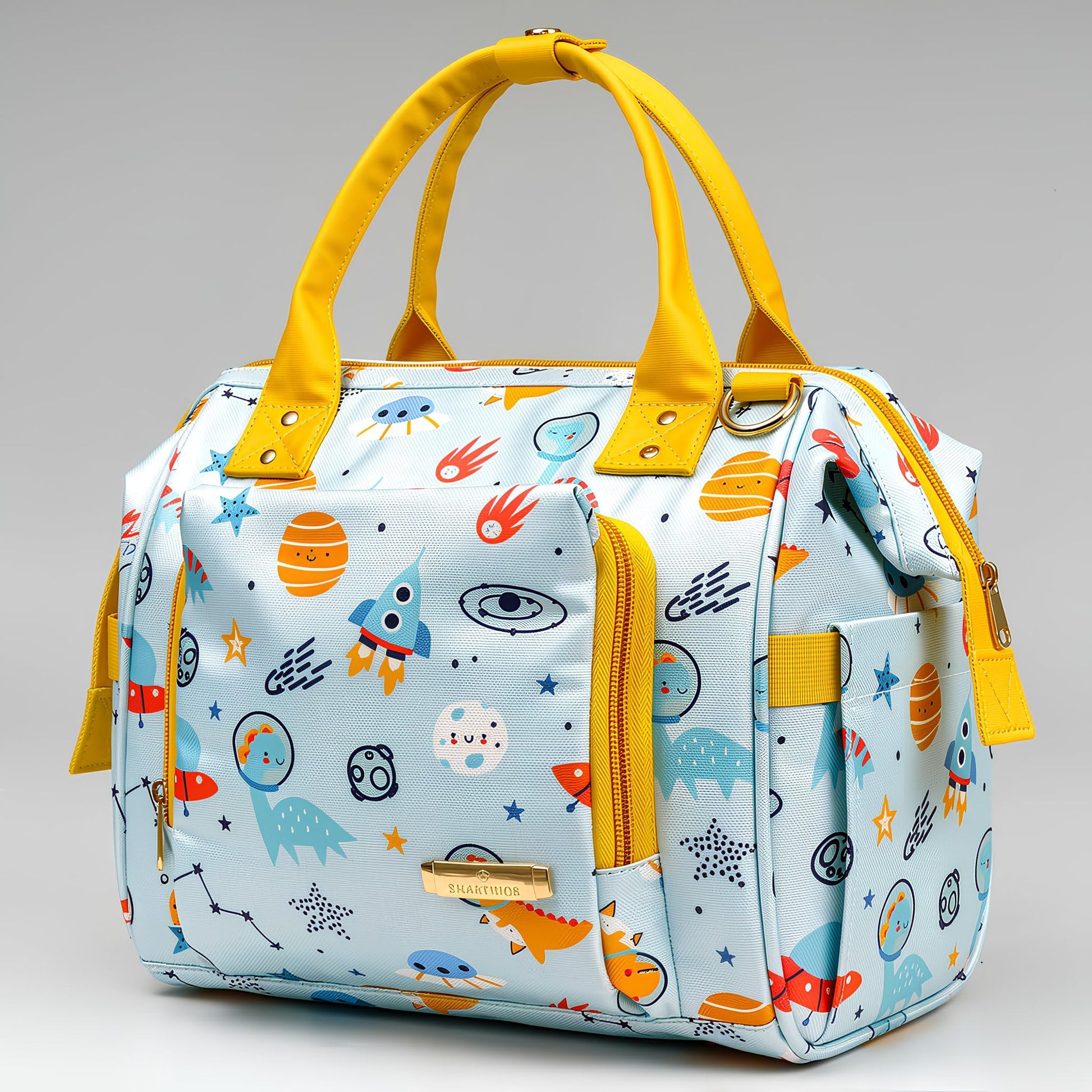 StarAndDaisy Diaper Bag/Diaper Bags for Mom with Light Weight and Potable Design/Multi Compartments, Waterproof Baby Bag with Ultra Soft Fabric.