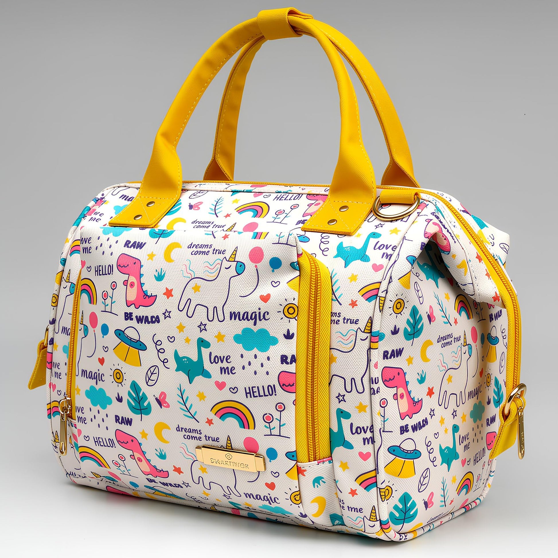StarAndDaisy Baby Bag for Mother Travel/Diaper Bag for New Born Baby with Light Weight and Potable Design/Diaper Bags for Mom with Multi Compartments, Waterproof Bag with Ultra Soft Fabric.