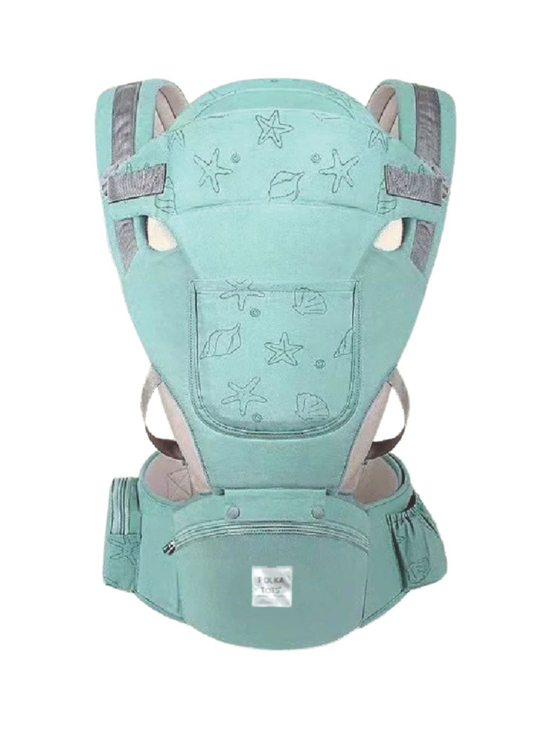 Polka Tots Unisex Green Baby Carrier