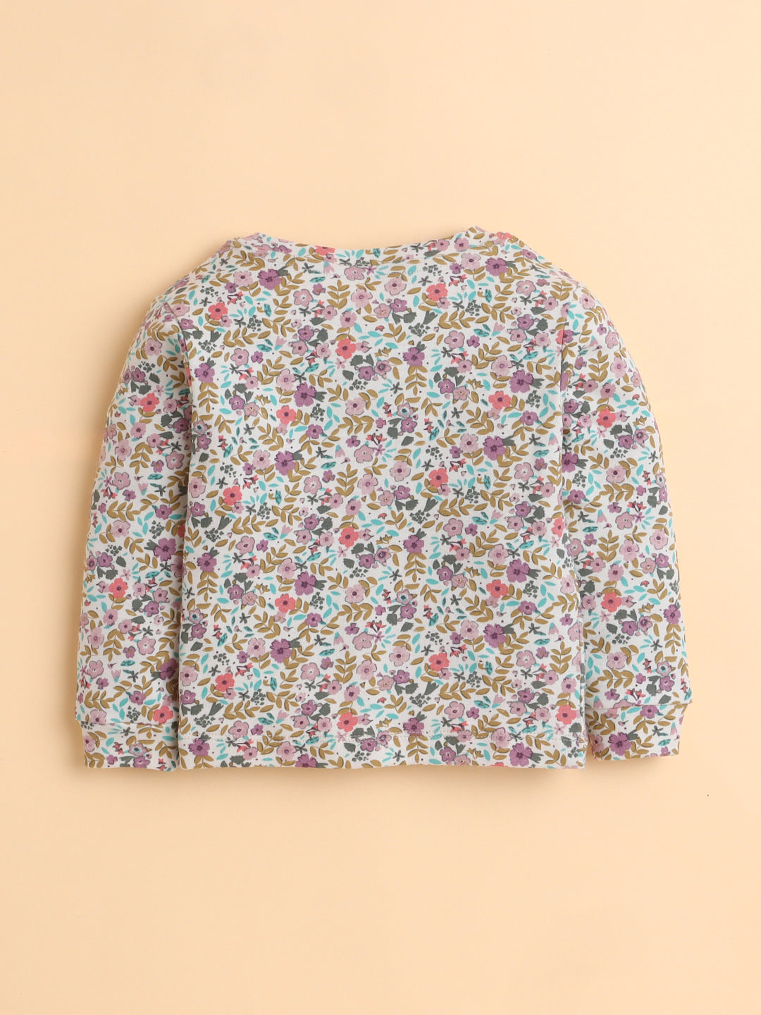 Polka Tots Cotton Sweatshirt & Jogger Pants for Baby Girls & Boys - Multi-Color (0-2 Months)