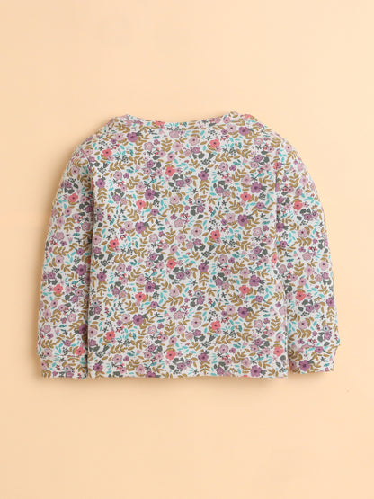 Polka Tots Cotton Sweatshirt & Jogger Pants for Baby Girls & Boys - Multi-Color (0-2 Months)