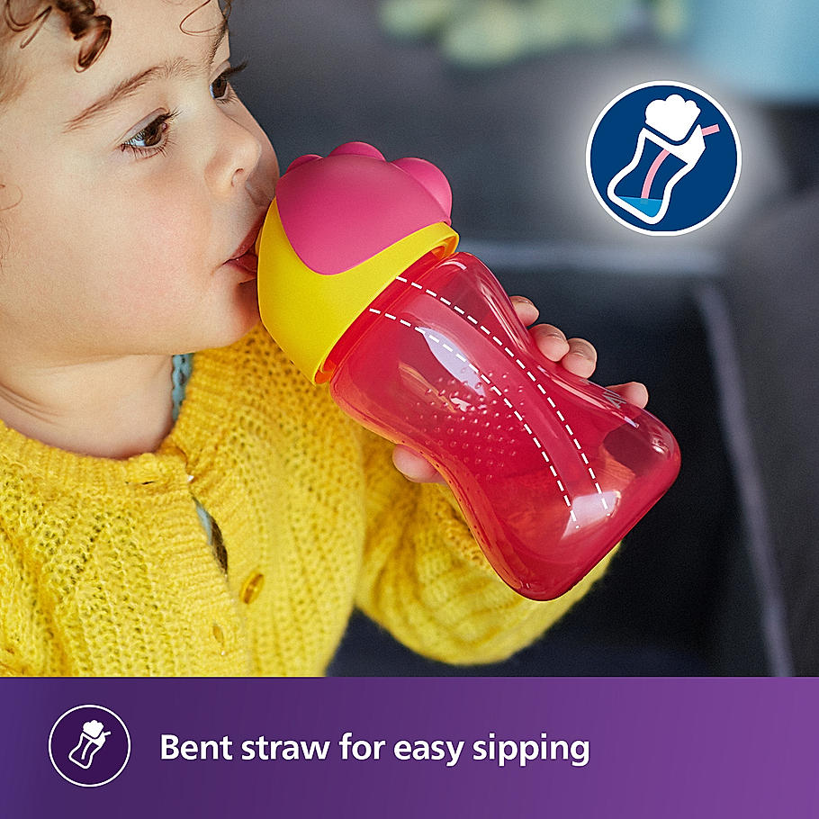 STRAW CUP 10OZ SINGLE MIXED BO [SCF798/00] [PHILIPS]