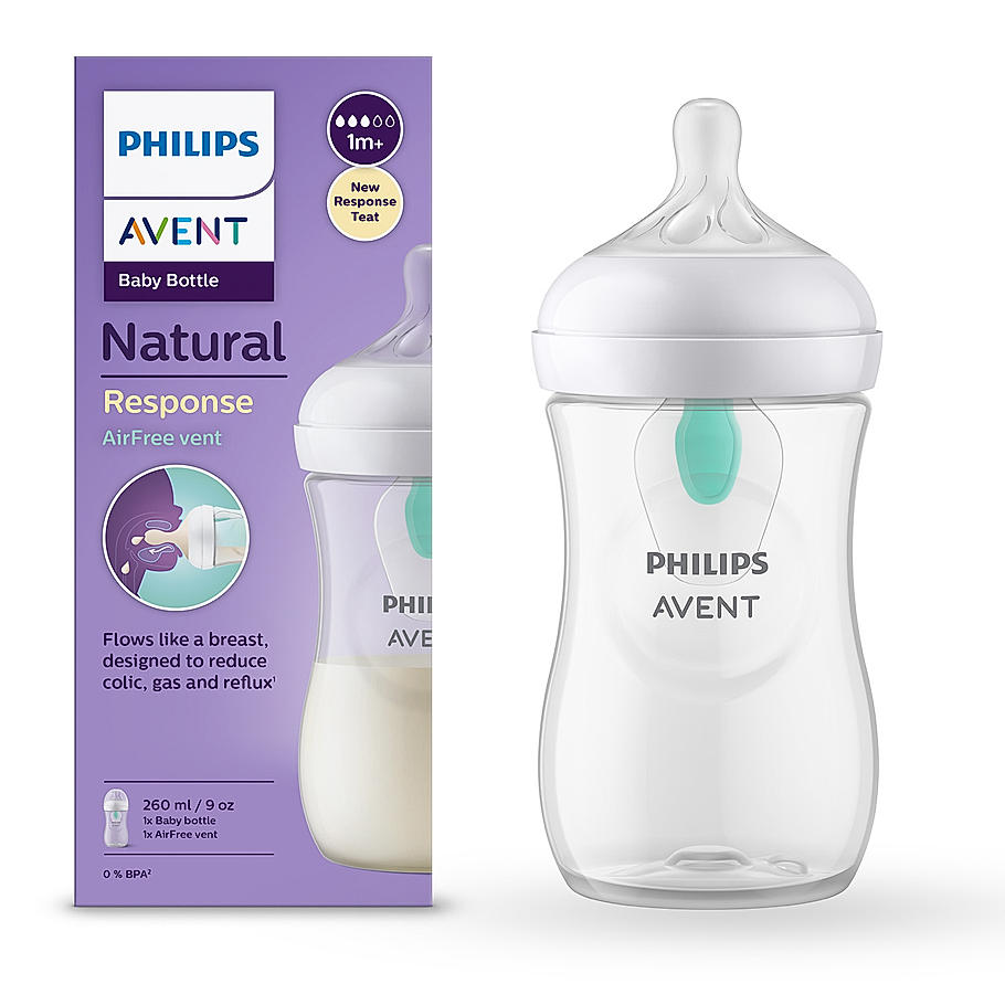 Natural response with airfree vent bottle 9OZ/260ml SINGLE PACK [SCY673/01] [PHILIPS]