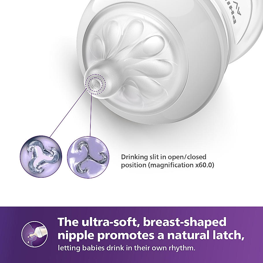 Natural response with airfree vent bottle 9OZ/260ml SINGLE PACK [SCY673/01] [PHILIPS]