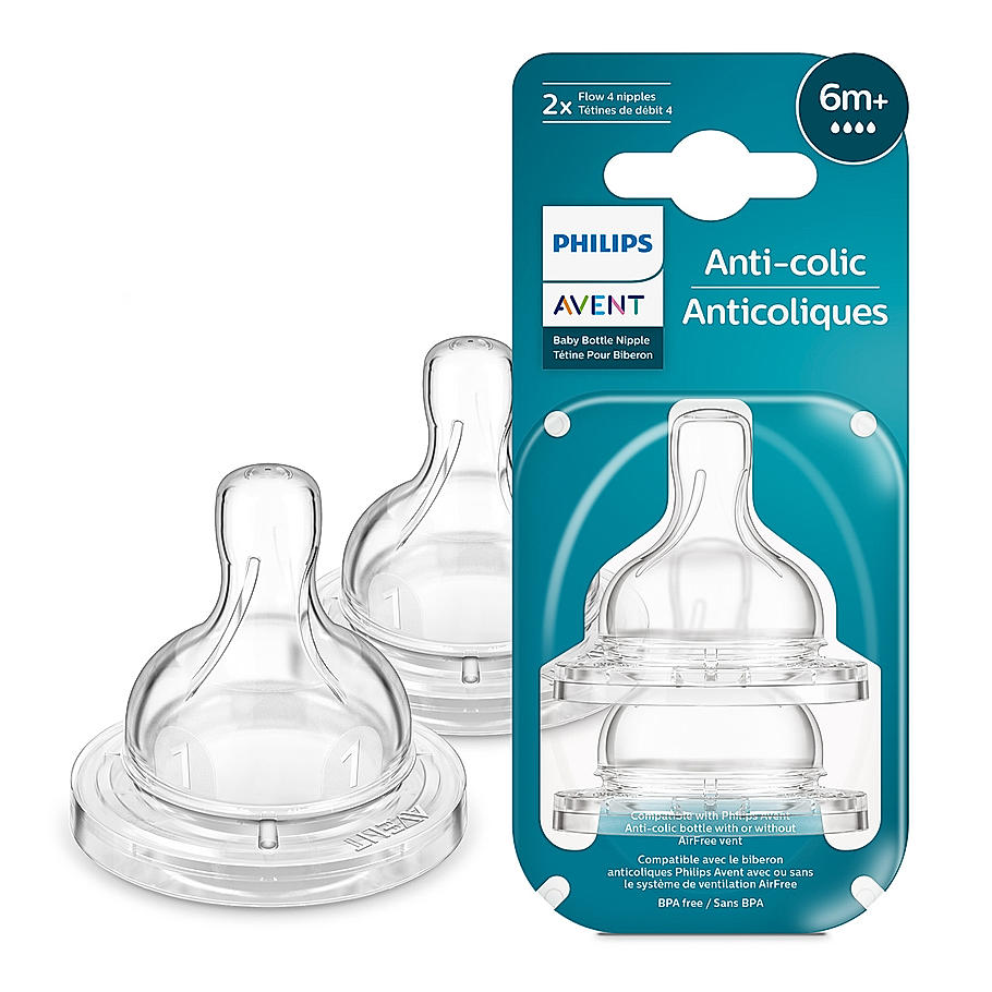 TEAT FAST FLOW, 4 HOLES NORMAL [SCY764/02] [PHILIPS]