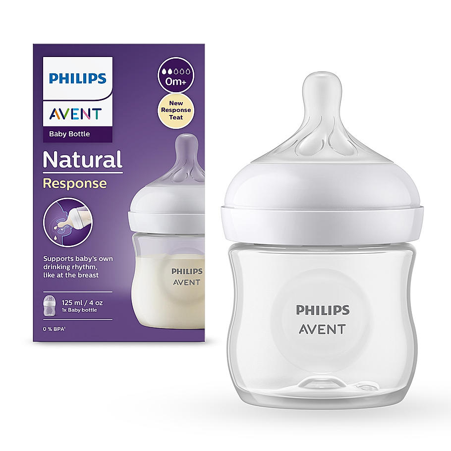 BOTTLE NATURAL 3.0 4OZ/125ml INDIA SINGLE PACK [SCY900/01] [PHILIPS]