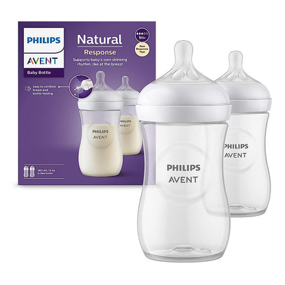 BOTTLE NATURAL 3.0 9OZ/260ml INDIA TWIN PACK [SCY903/02] [PHILIPS]