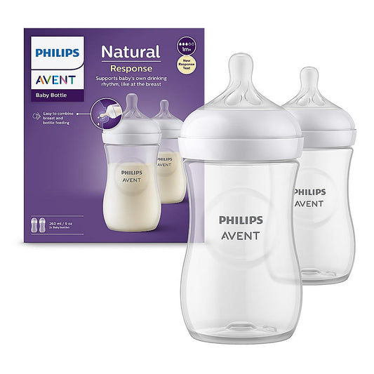 BOTTLE NATURAL 3.0 9OZ/260ml INDIA TWIN PACK [SCY903/02] [PHILIPS]
