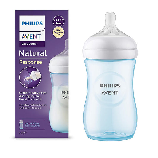 BOTTLE NATURAL 3.0 9OZ/260ml INDIA SINGLE PACK BLUE [SCY903/21] [PHILIPS]