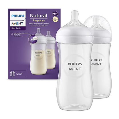 BOTTLE NATURAL 3.0 11 OZ/330ml INDIA SINGLE PACK BLUE BOTTLE [SCY906/02] [PHILIPS]