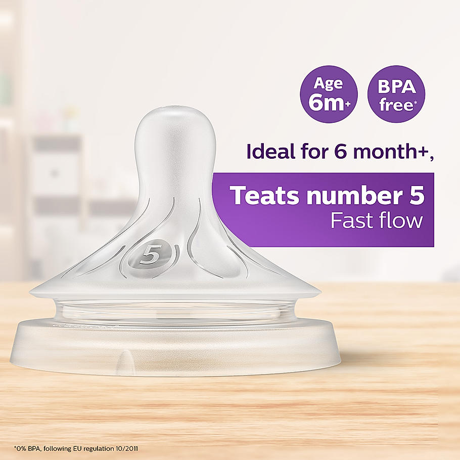 PHILIPS TEAT NATURAL 3.0 SLOW FLOW 1M PLUS 2P [SCY965/02]