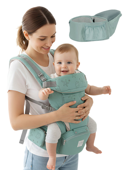 Polka Tots Unisex Green Baby Carrier
