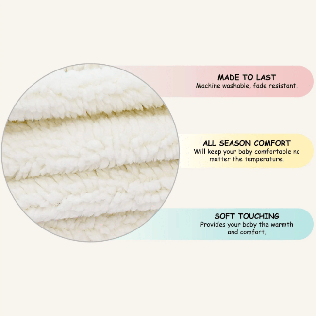 Abracadabra Chamois blanket Beige